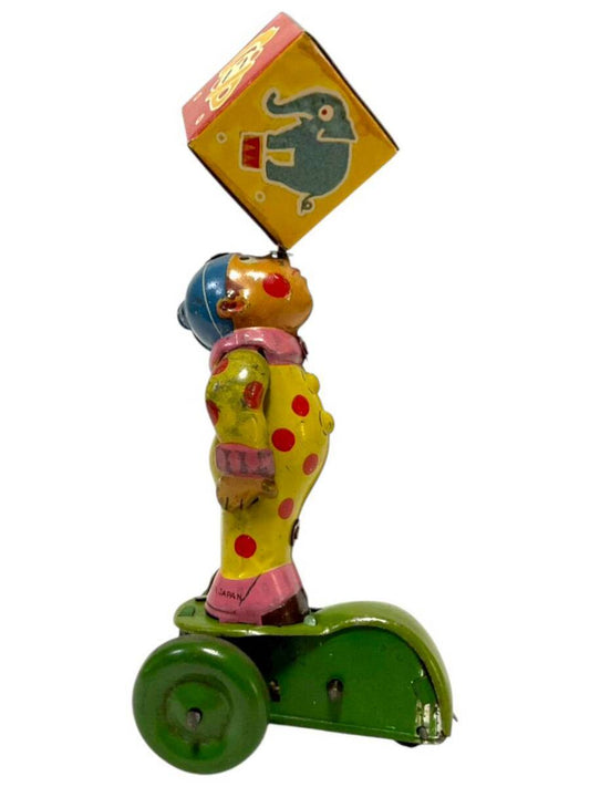Antique Prewar Japanese Tin Town to Town Wind-Up Toy CK Store 1930s
