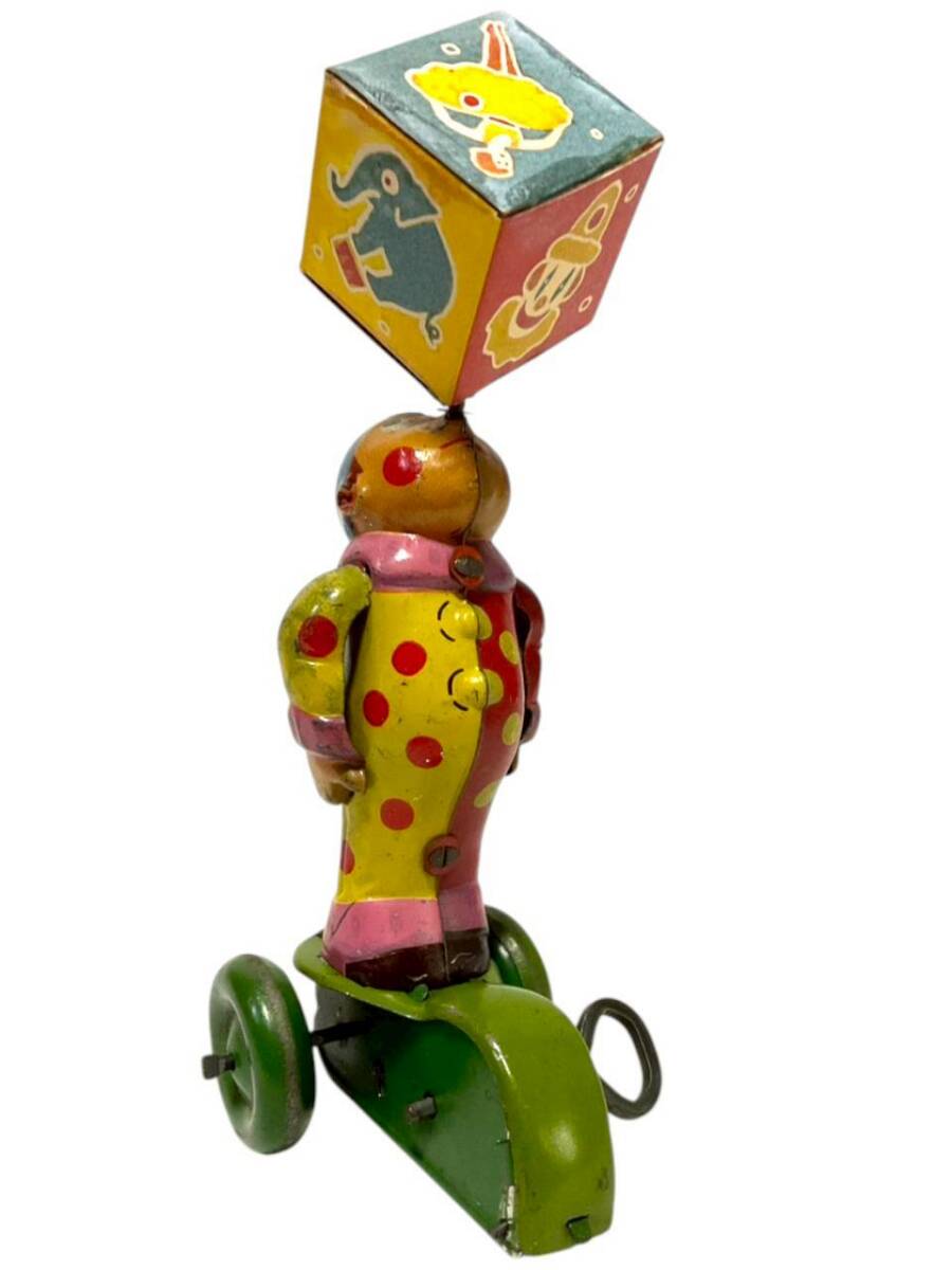 Antique Prewar Japanese Tin Town to Town Wind-Up Toy CK Store 1930s