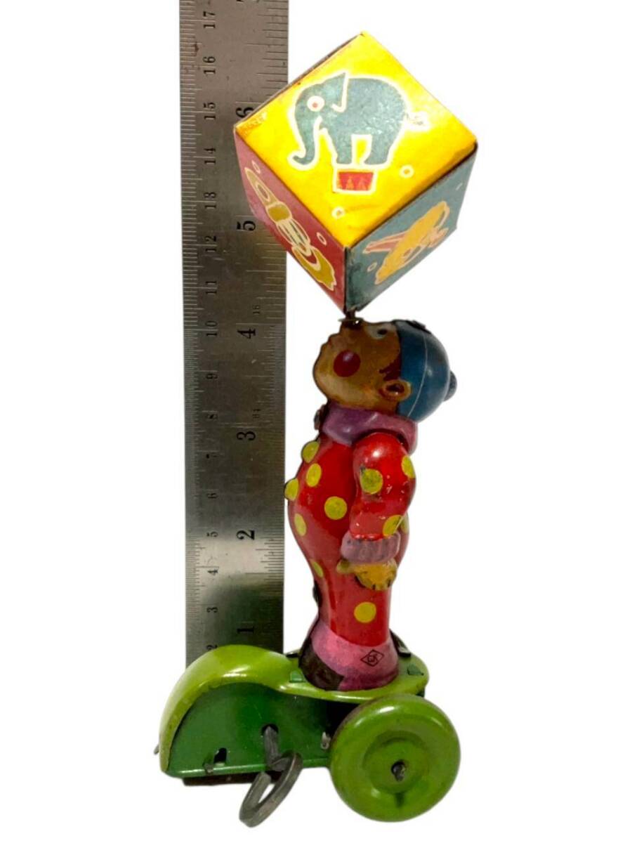 Antique Prewar Japanese Tin Town to Town Wind-Up Toy CK Store 1930s