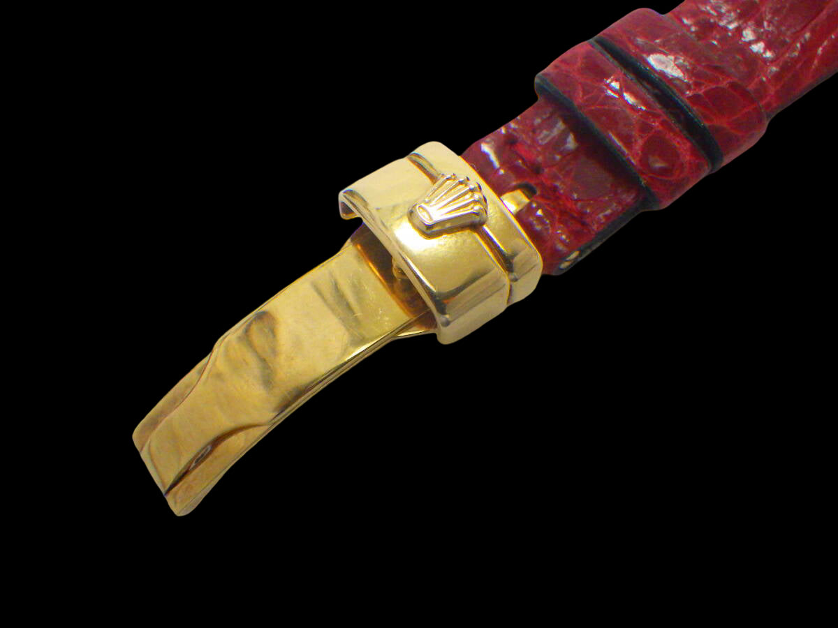 ROLEX Oyster Perpetual Date Ref. 6627 – 18K Yellow Gold Mid-1950s Automatic · Rare Boys-Size Vintage Ace Grade