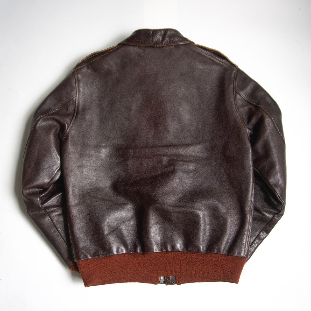 Rainbow Country A-2 Flight Jacket Red Silk Lining Horsehide Size 40 Premium Japanese Reproduction