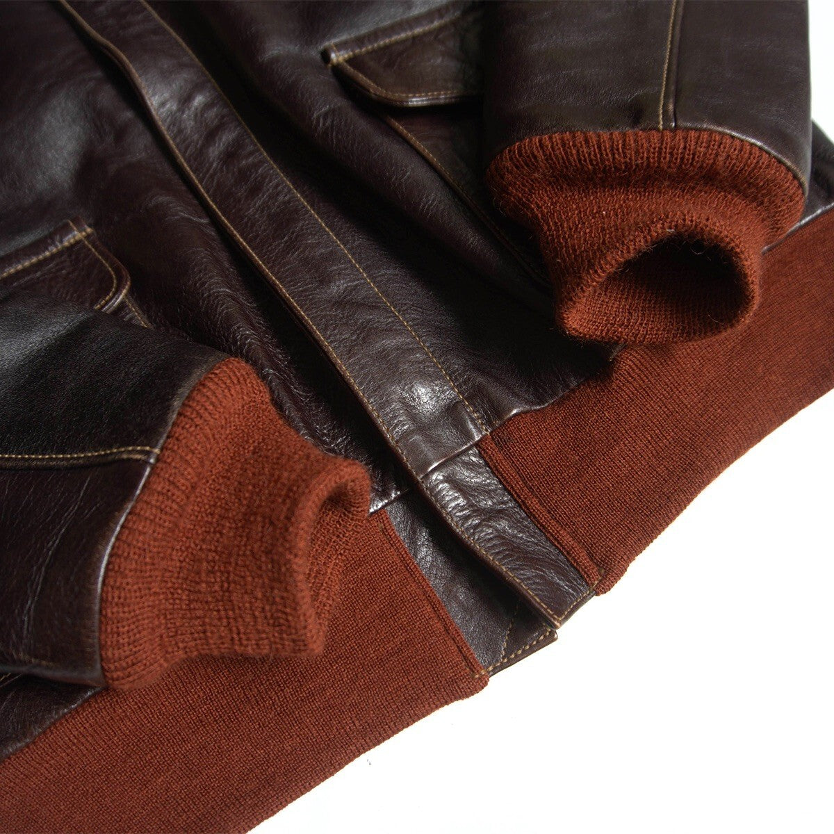 Rainbow Country A-2 Flight Jacket Red Silk Lining Horsehide Size 40 Premium Japanese Reproduction