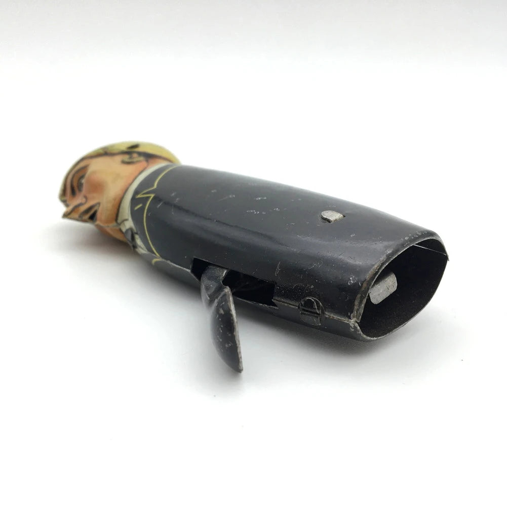 Rare 1920s Prewar German Tin Fireman Whistle Blower Mechanical Novelty Toy
