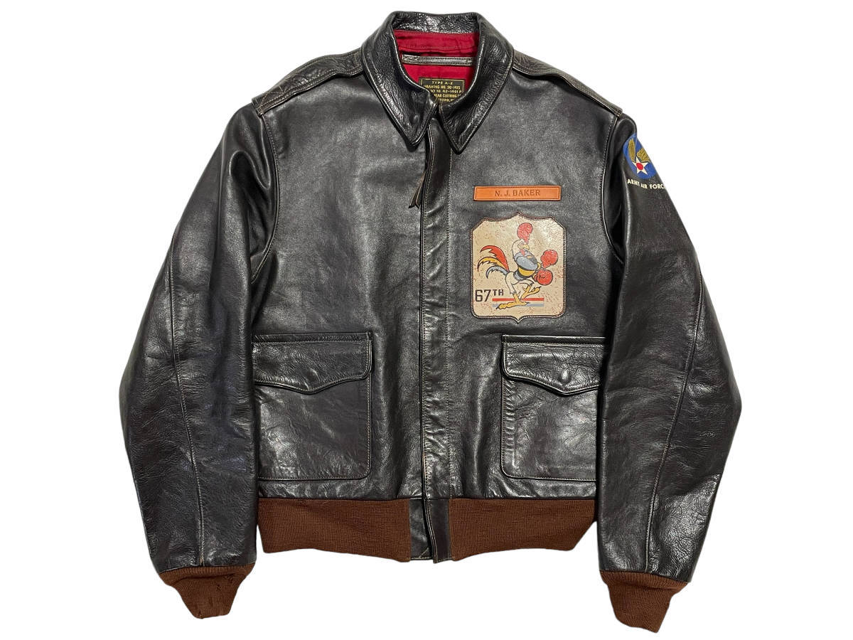 Rare Toys McCoy Marilyn Monroe Anything Goes A-2 Horsehide Flight Jacket TMJ1424 Size 36