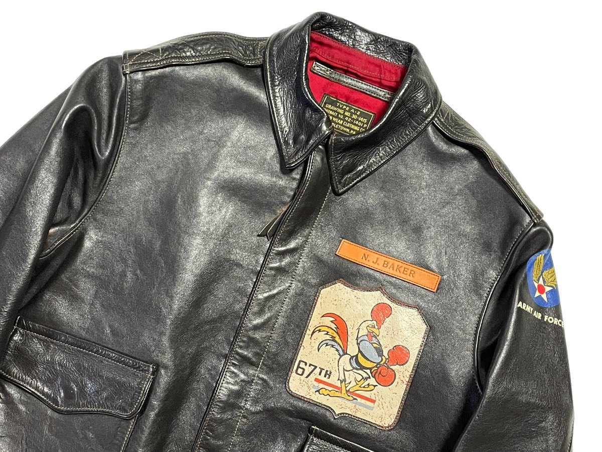 Rare Toys McCoy Marilyn Monroe Anything Goes A-2 Horsehide Flight Jacket TMJ1424 Size 36