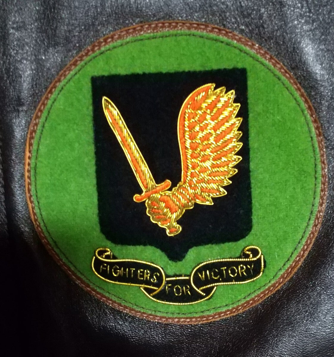 Real McCoy’s A-2 ACES HIGH Limited 60 Horsehide Flight Jacket Rough Wear Custom Art Bud Anderson Chuck Yeager Size 34