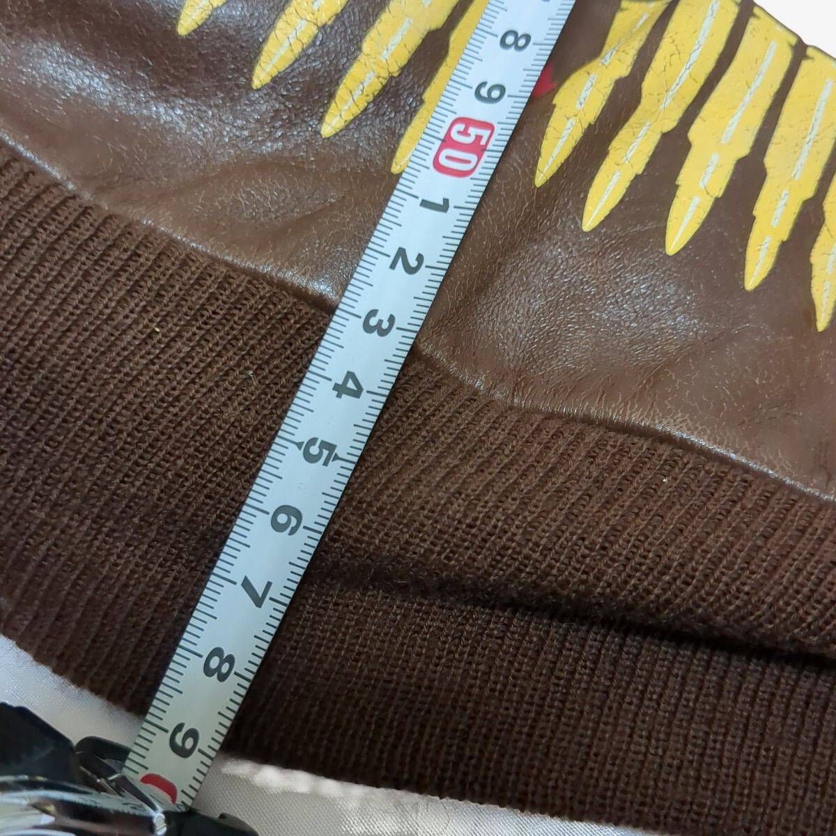 Real McCoy’s A-2 Flight Jacket Size 36 “Pistol Packin’ Mama” Pin-Up Vargas Nose Art Horsehide WWII Bomber