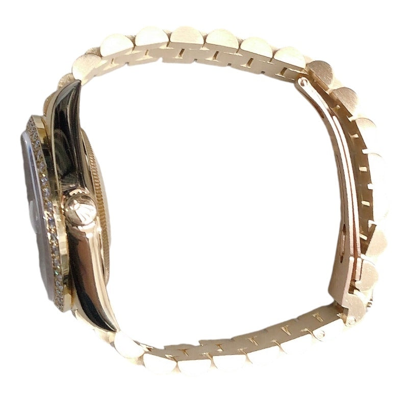 Rolex Day-Date 18348A Blue Gradient Dial K18YG – Factory Diamond Bezel & Lugs – Luxury Grade LX – Men’s Automatic