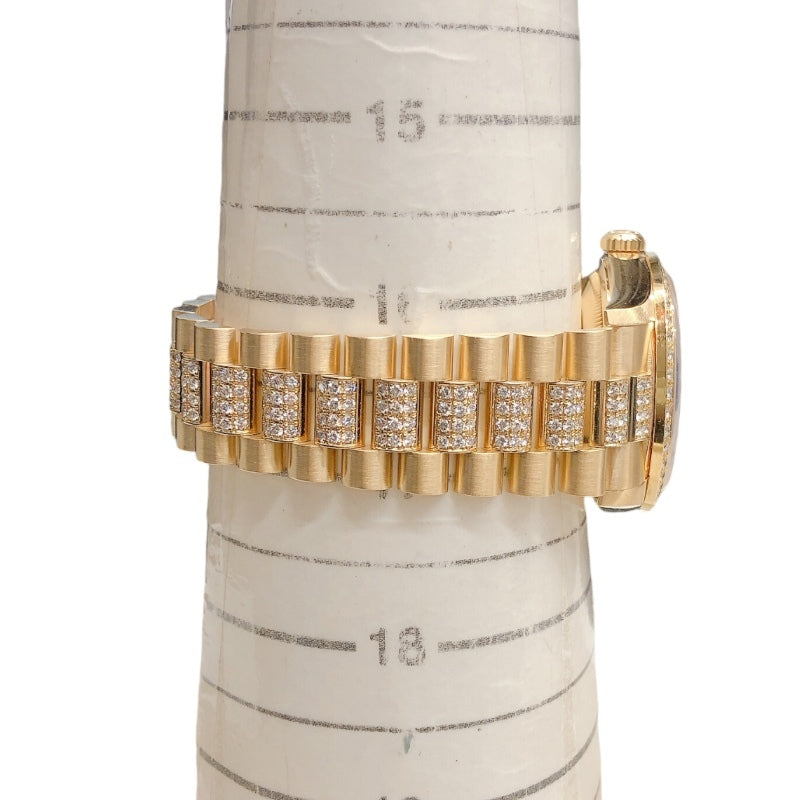 Rolex Day-Date 18348A Blue Gradient Dial K18YG – Factory Diamond Bezel & Lugs – Luxury Grade LX – Men’s Automatic