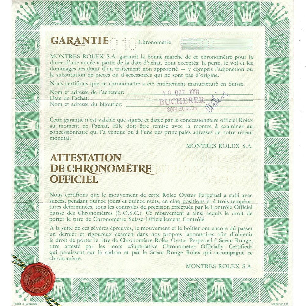 Rolex Day-Date 36 Ref.18138 – Factory Diamond Pave Dial, Diamond Bezel & Diamond President Bracelet – 18K Yellow Gold – 1991 E-Serial