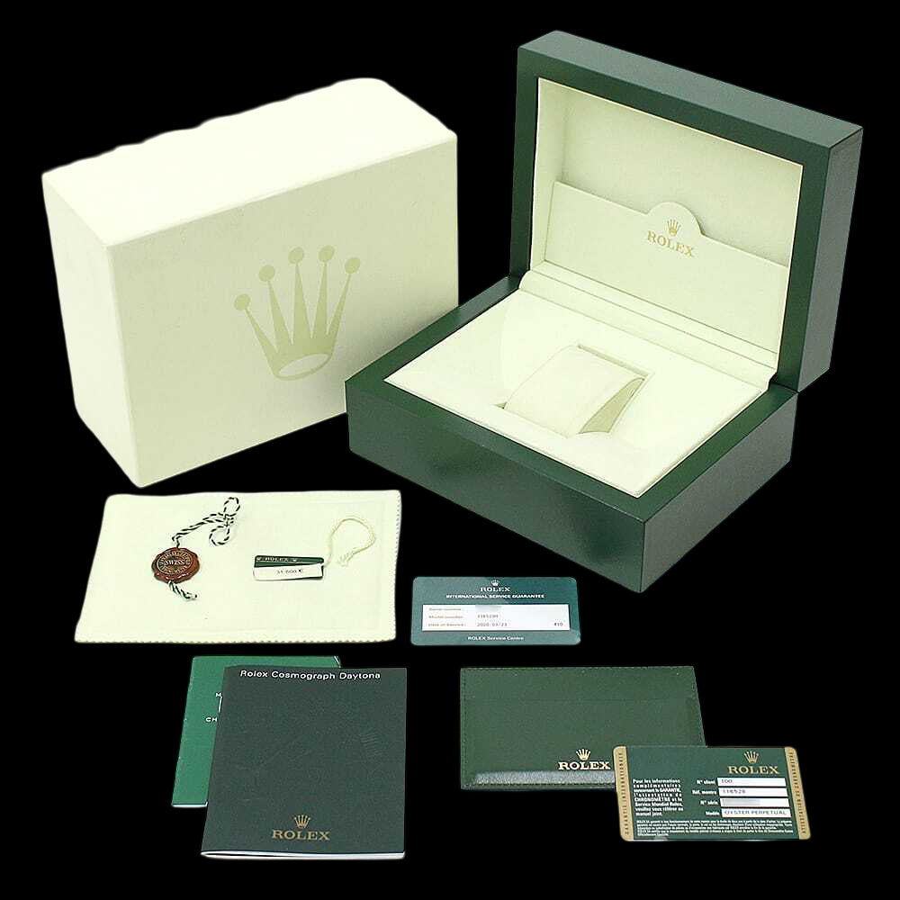 Rolex Daytona 116528NG 18K Yellow Gold • White Mother-of-Pearl 8P Diamond Dial • Full Set • Prestige Luxury Chronograph (Collector Grade)