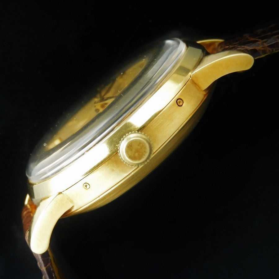 Rolex Padellone Ref.8171 18K Yellow Gold Triple Calendar Moonphase Cal.A295 Vintage 1950s 38mm