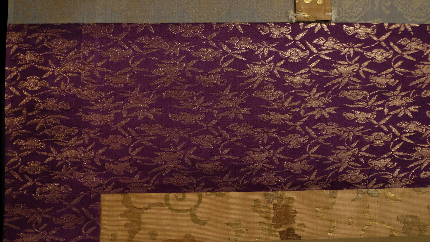 Antique Japanese Shakyamuni & 16 Arhats Scroll | Shaka Triad Jūroku Rakan Kakejiku | Edo–Meiji Buddhist Art