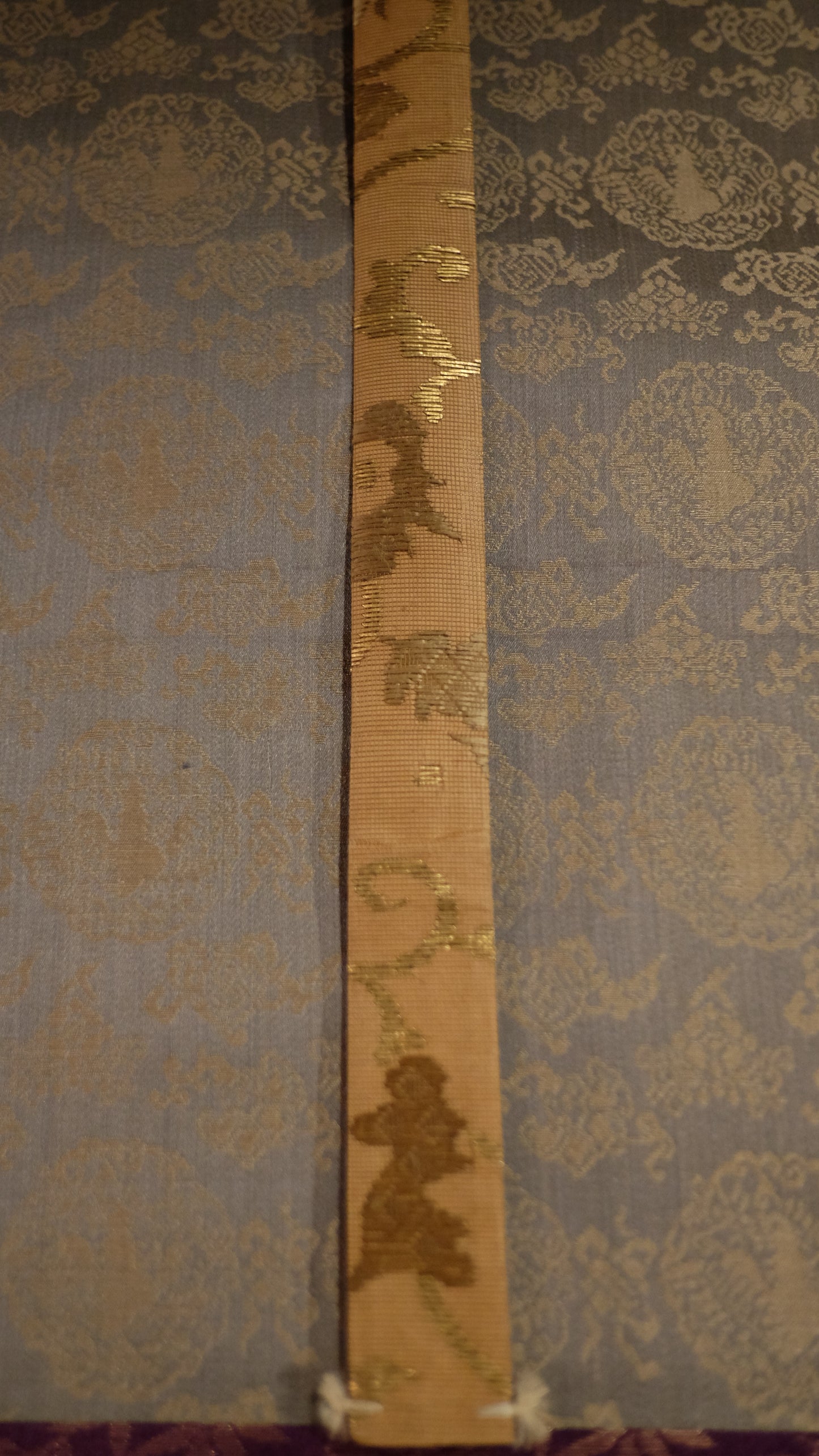 Antique Japanese Shakyamuni & 16 Arhats Scroll | Shaka Triad Jūroku Rakan Kakejiku | Edo–Meiji Buddhist Art