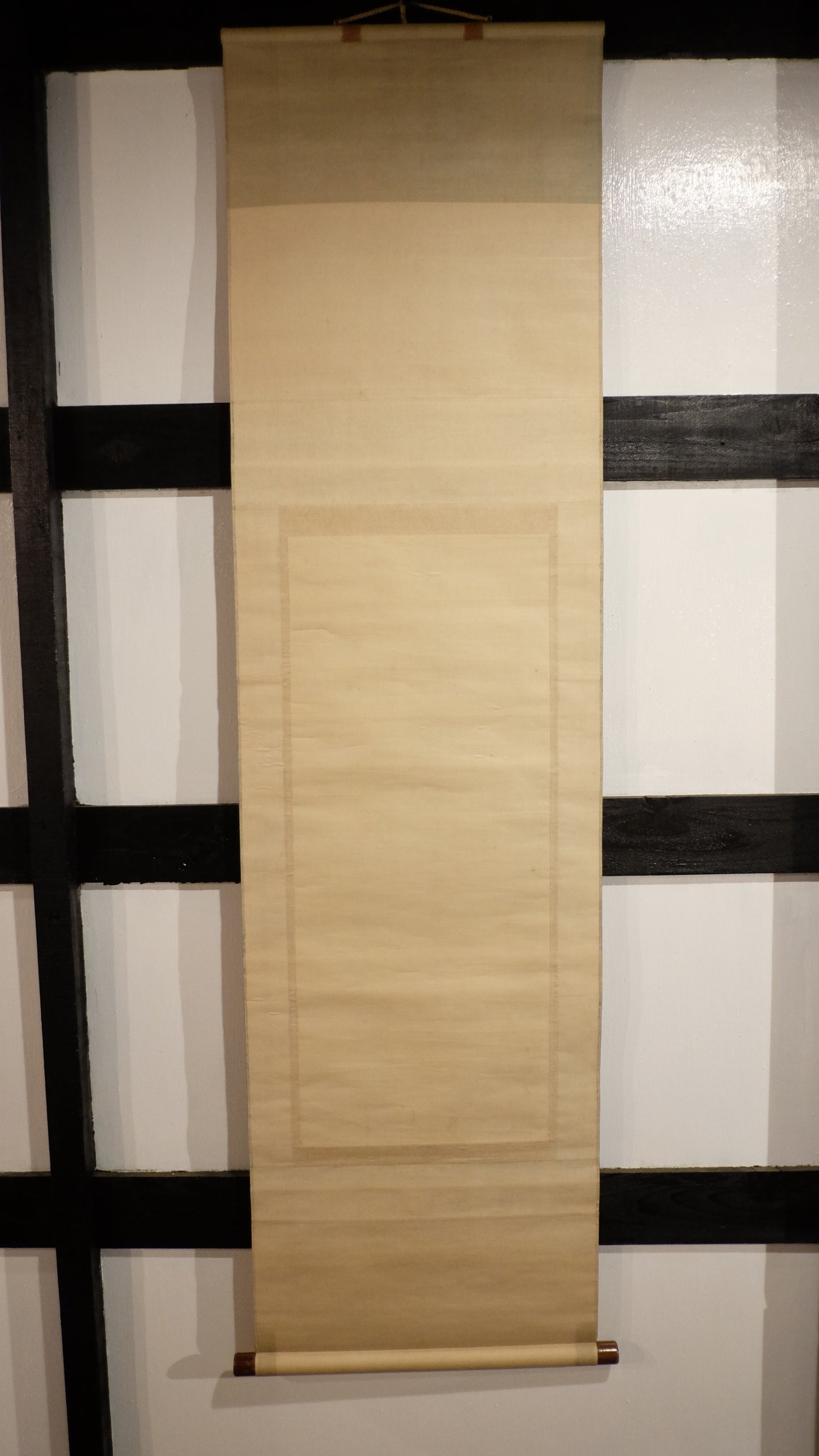 Attributed Kano Sasshin Edo Rakan Scroll, Japanese Arhat Buddhist Painting, Signed Kakejiku Zen Monk Art