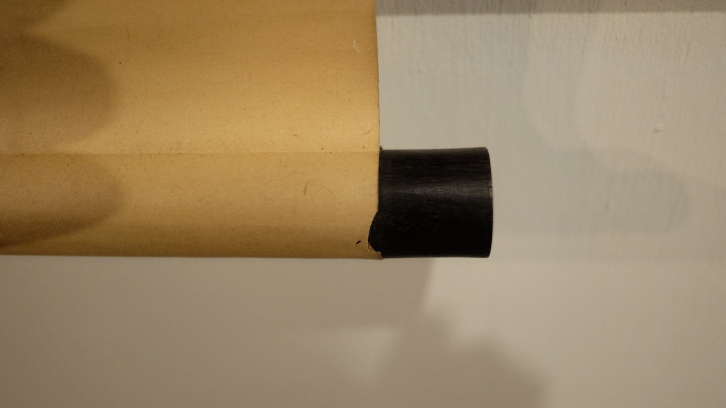 Antique Japanese Amida Raigō Scroll | Amitabha with Kannon & Seishi | Gold Buddhist Kakejiku | Pure Land Temple Art