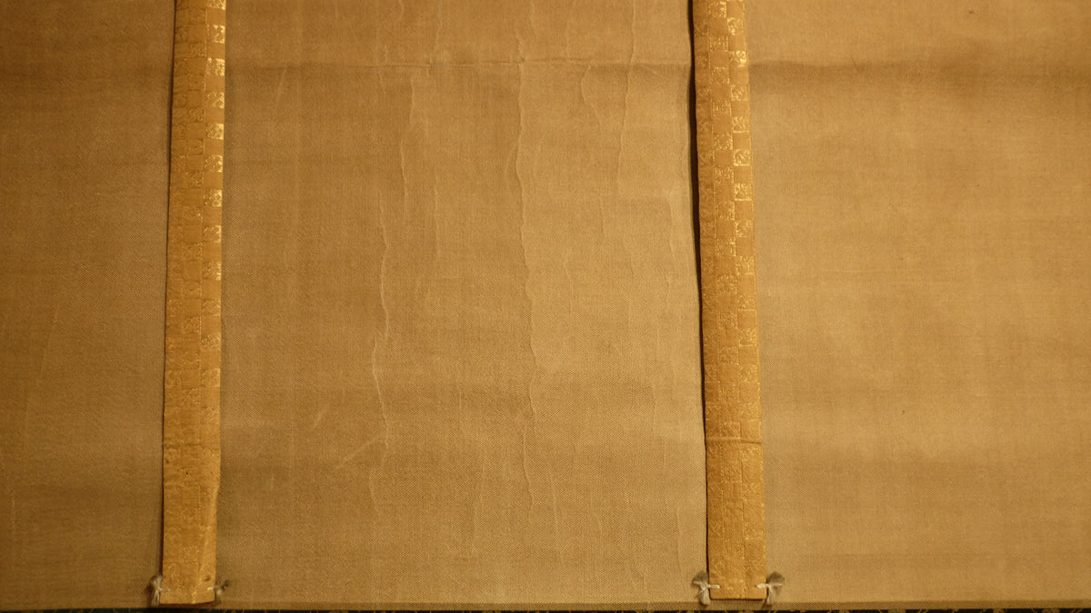 Vintage Guanyin Kannon Hanging Scroll with Box, Inscribed Buddhist Bodhisattva Art, Japanese Kakejiku Wall Decor