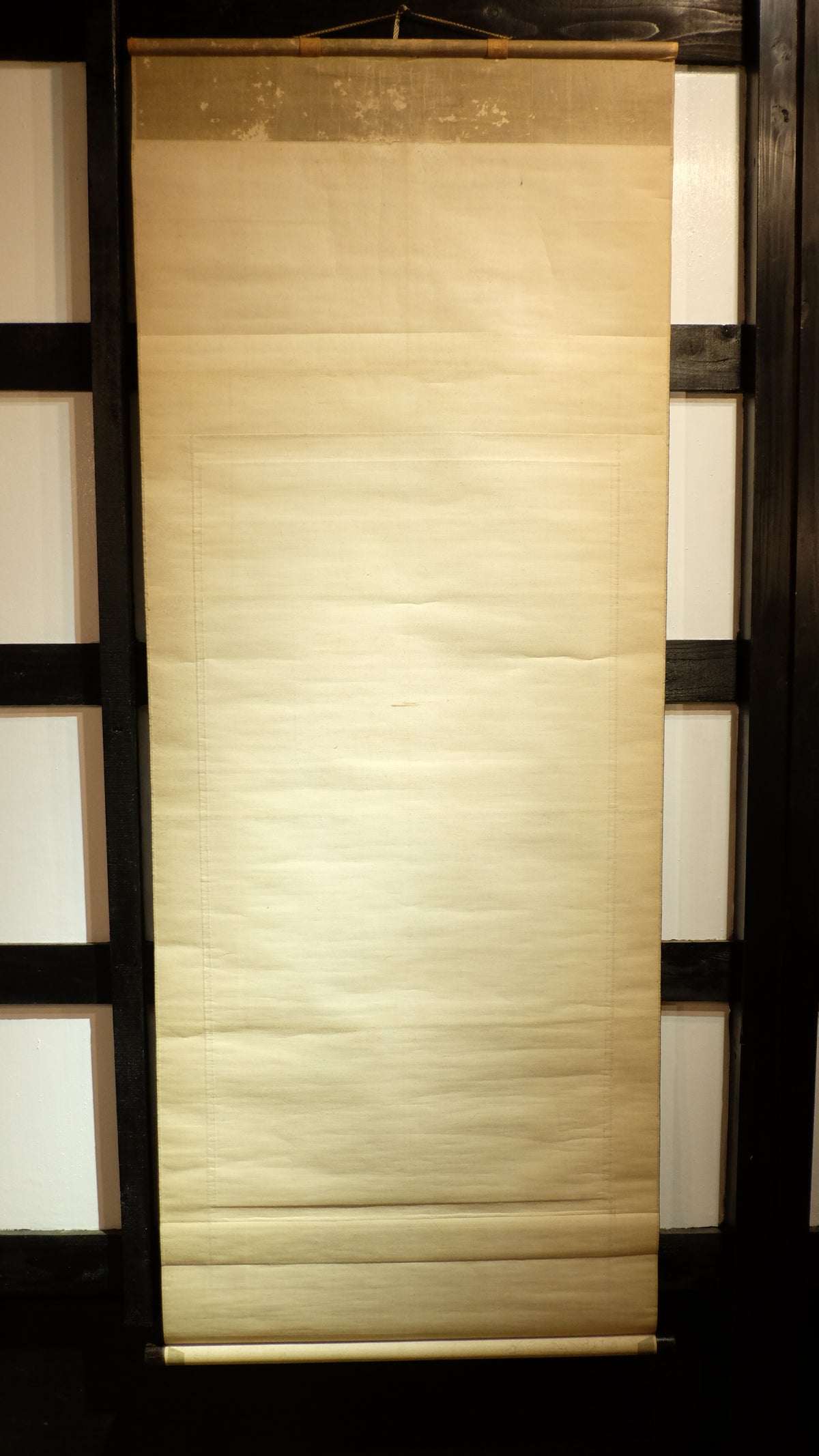 Vintage Guanyin Kannon Hanging Scroll with Box, Inscribed Buddhist Bodhisattva Art, Japanese Kakejiku Wall Decor