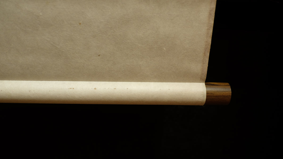 Vintage Japanese Kakejiku Scroll – Galloping Nine Horses for Power, Success & Luck – Asian Art Decor with Feng Shui Symbolism
