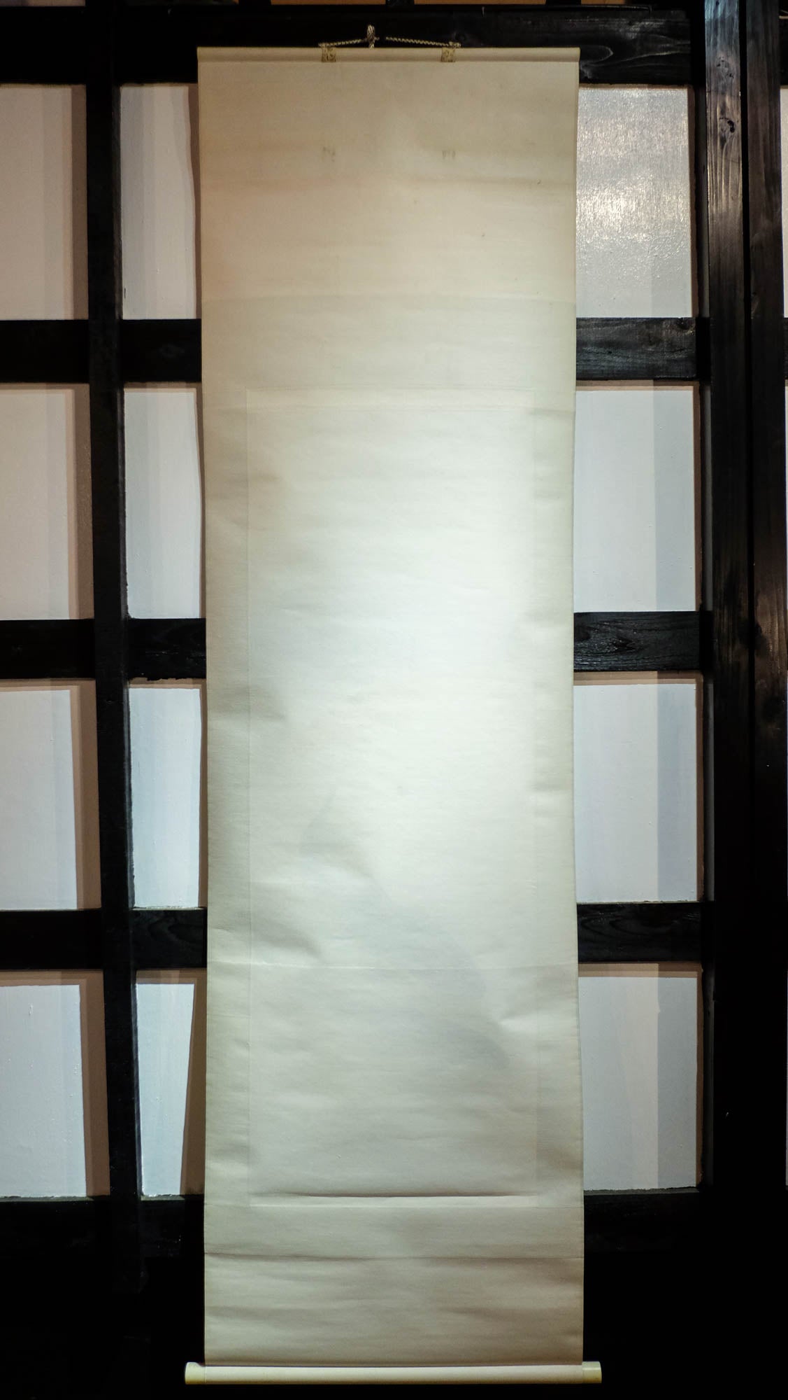 Vintage Japanese Koi Fish Hanging Scroll, Signed Kakejiku with Three Carp, Gold and Black Koi Art, Traditional Wall Decor with Box