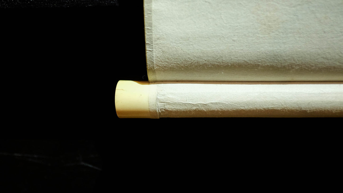 Antique Japanese Amida Buddha Raigo Scroll | Kannon & Seishi Pure Land Kakejiku | Early 20th Century Silk Art