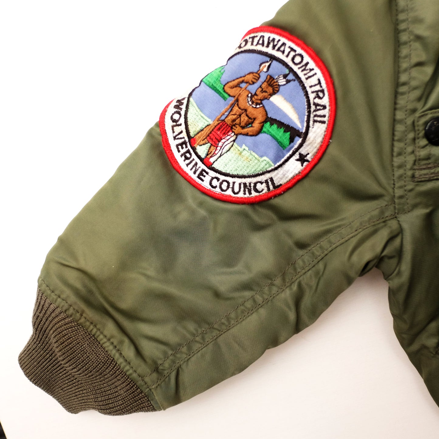Vintage AVIREX Kids Flight Jacket Size 3-4 Years | Military Bomber Jacket with Patches