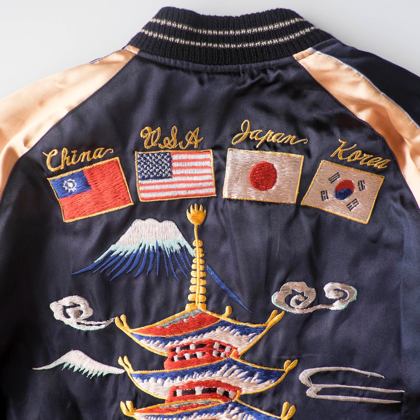 Vintage Tailor Toyo USS Ingersoll Sukajan M Tiger Snake Yokosuka Reversible Japanese Souvenir Jacket