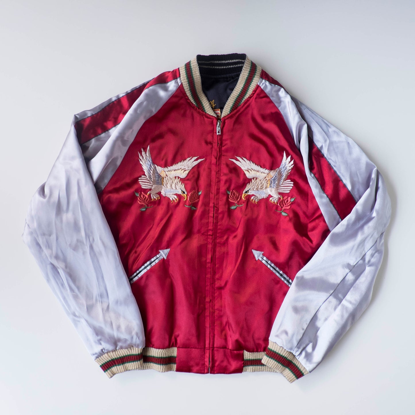 Vintage Tailor Toyo USS Ingersoll Sukajan M Tiger Snake Yokosuka Reversible Japanese Souvenir Jacket