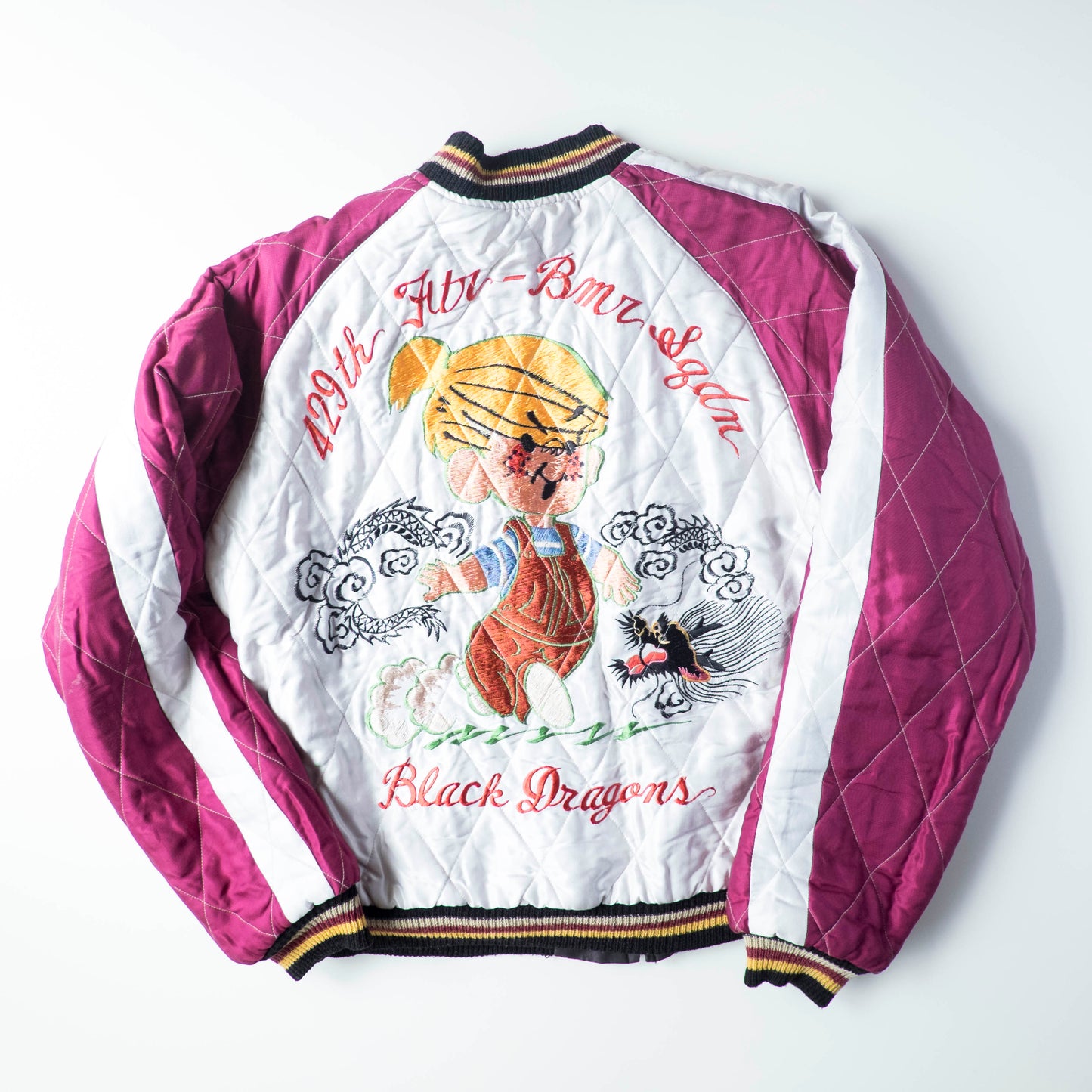 TAILOR TOYO Vintage Japanese Japan Misawa Dragon USAF Eagle Tattoo Art Design Embroidered Yokosuka Jumper Bomber Sukajan Souvenir Jacket