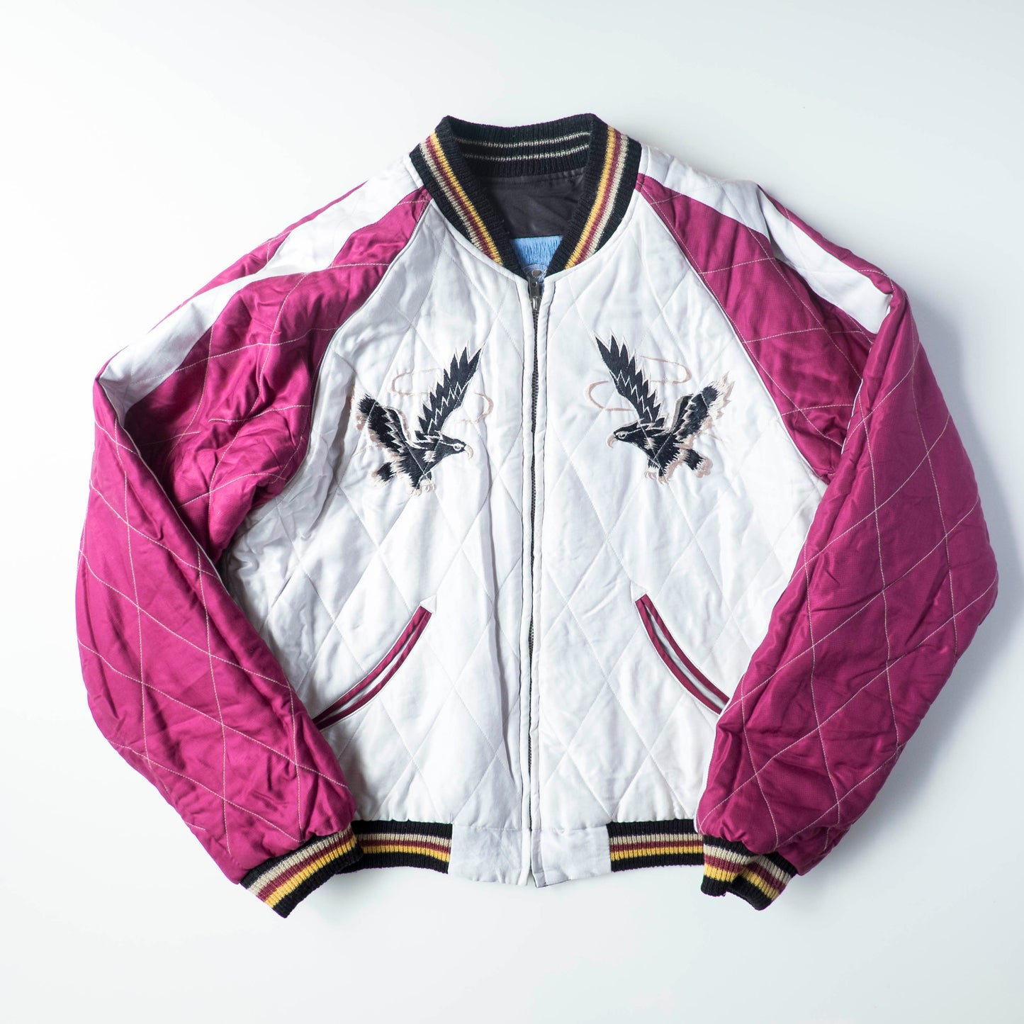 TAILOR TOYO Vintage Japanese Japan Misawa Dragon USAF Eagle Tattoo Art Design Embroidered Yokosuka Jumper Bomber Sukajan Souvenir Jacket