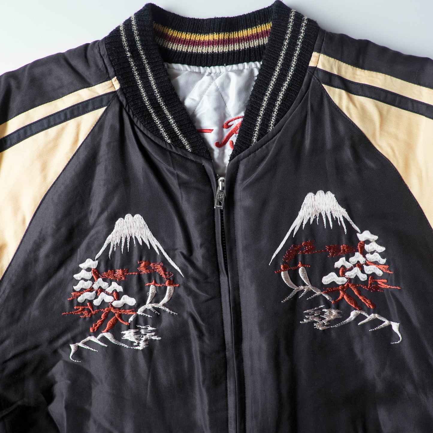 Vintage Tailor Toyo TT11592 Misawa Black Dragons Padded Reversible Sukajan Jacket M 2008 Japanese Souvenir Bomber