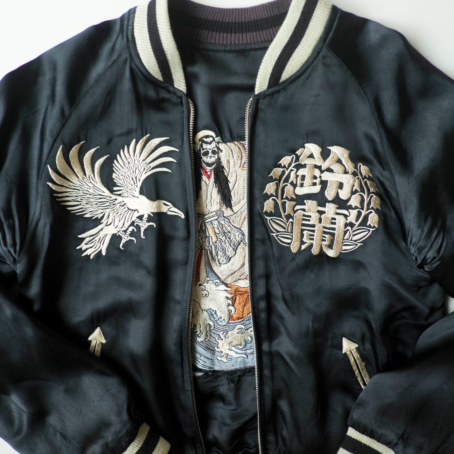 CROWS x WORST Regulus Bōya Harumichi Hawk Dragon Reversible Sukajan Suzuran Jacket L-XL Japanese Yankii Manga