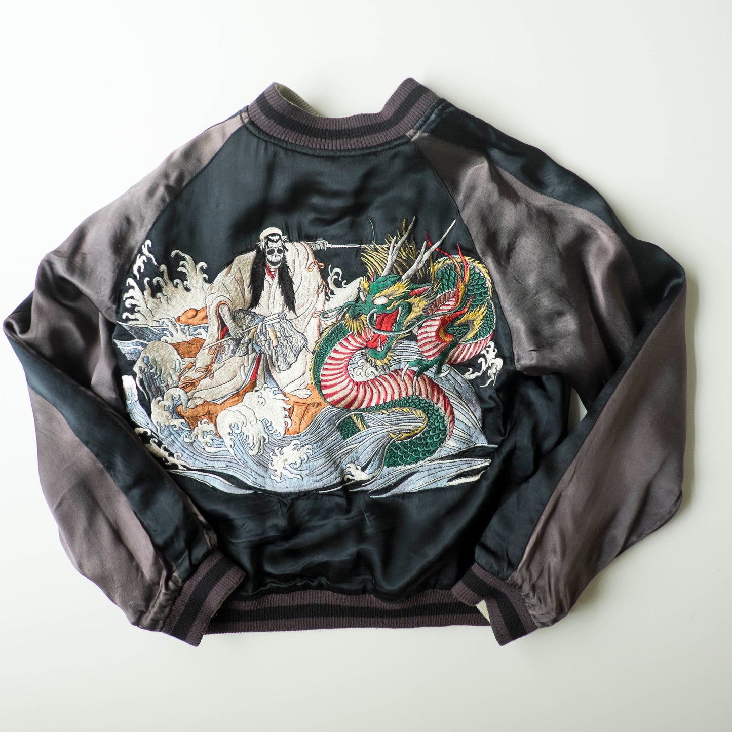 CROWS x WORST Regulus Bōya Harumichi Hawk Dragon Reversible Sukajan Suzuran Jacket L-XL Japanese Yankii Manga
