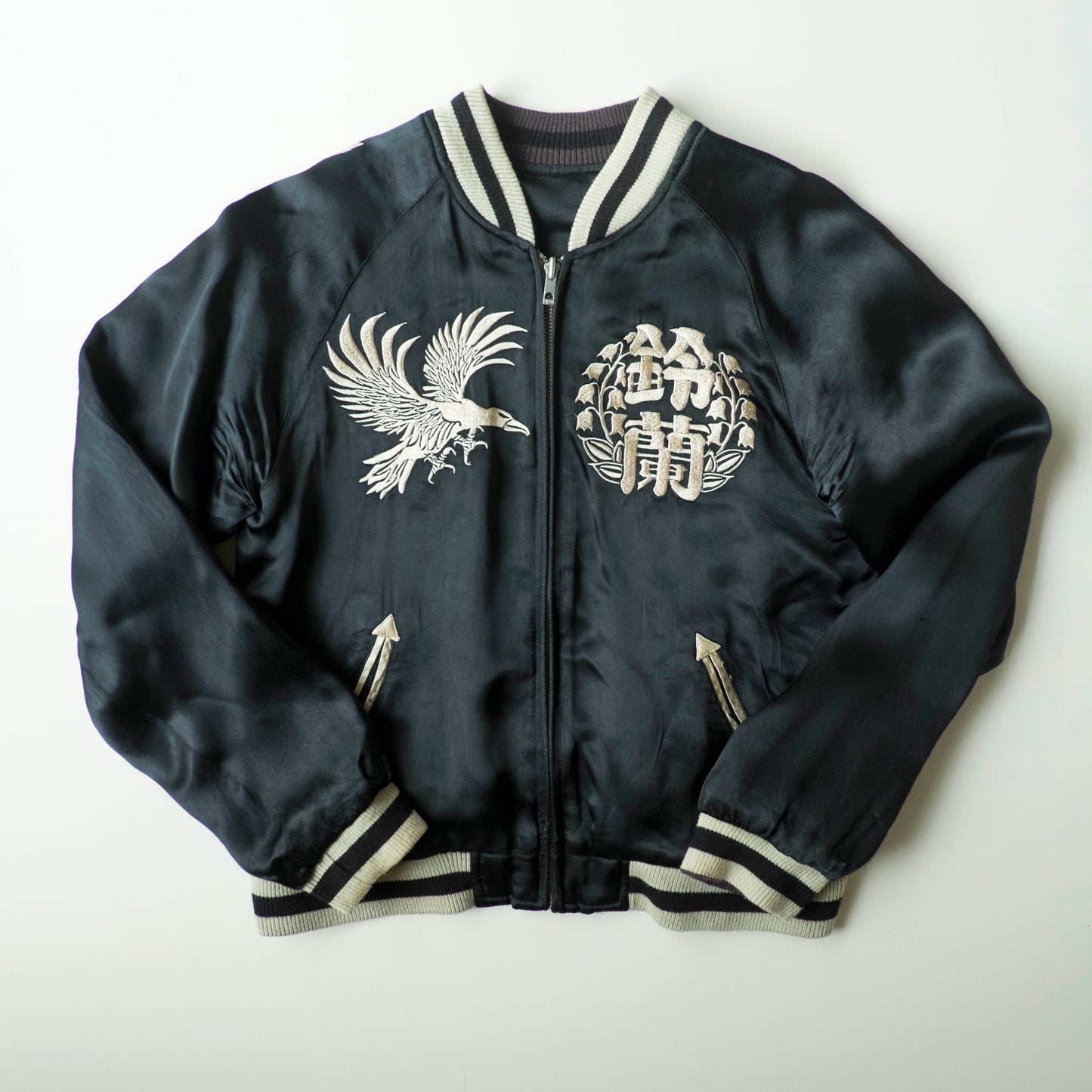 CROWS x WORST Regulus Bōya Harumichi Hawk Dragon Reversible Sukajan Suzuran Jacket L-XL Japanese Yankii Manga