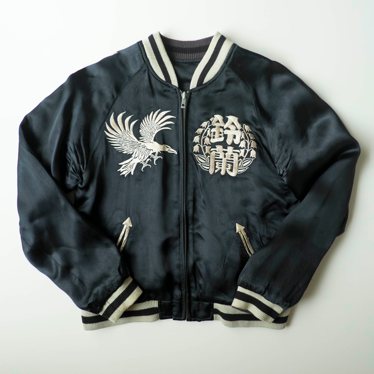 CROWS x WORST Regulus Bōya Harumichi Hawk Dragon Reversible Sukajan Suzuran Jacket L-XL Japanese Yankii Manga