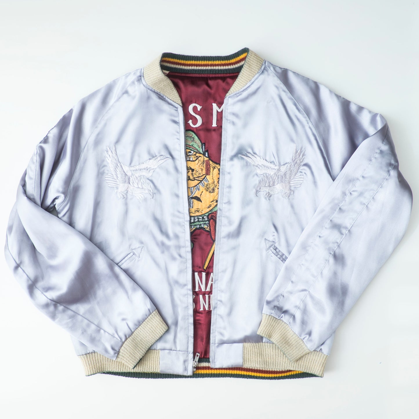Rare 2007 Tailor Toyo TT11283 USMC Okinawa Marines Never Die Reversible Sukajan Jacket