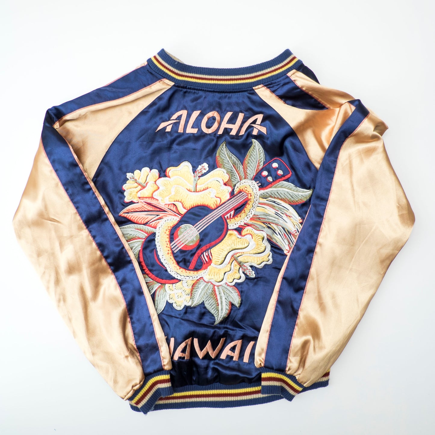 Vintage Tailor Toyo Aloha Hawaii Ukulele Dragon Reversible Sukajan Jacket