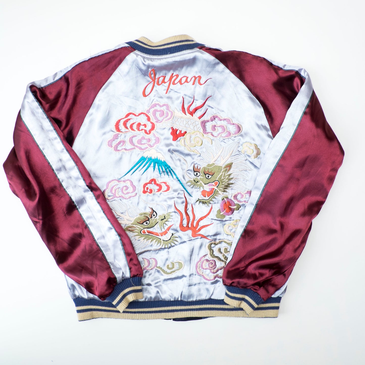 Vintage Tailor Toyo Aloha Hawaii Ukulele Dragon Reversible Sukajan Jacket