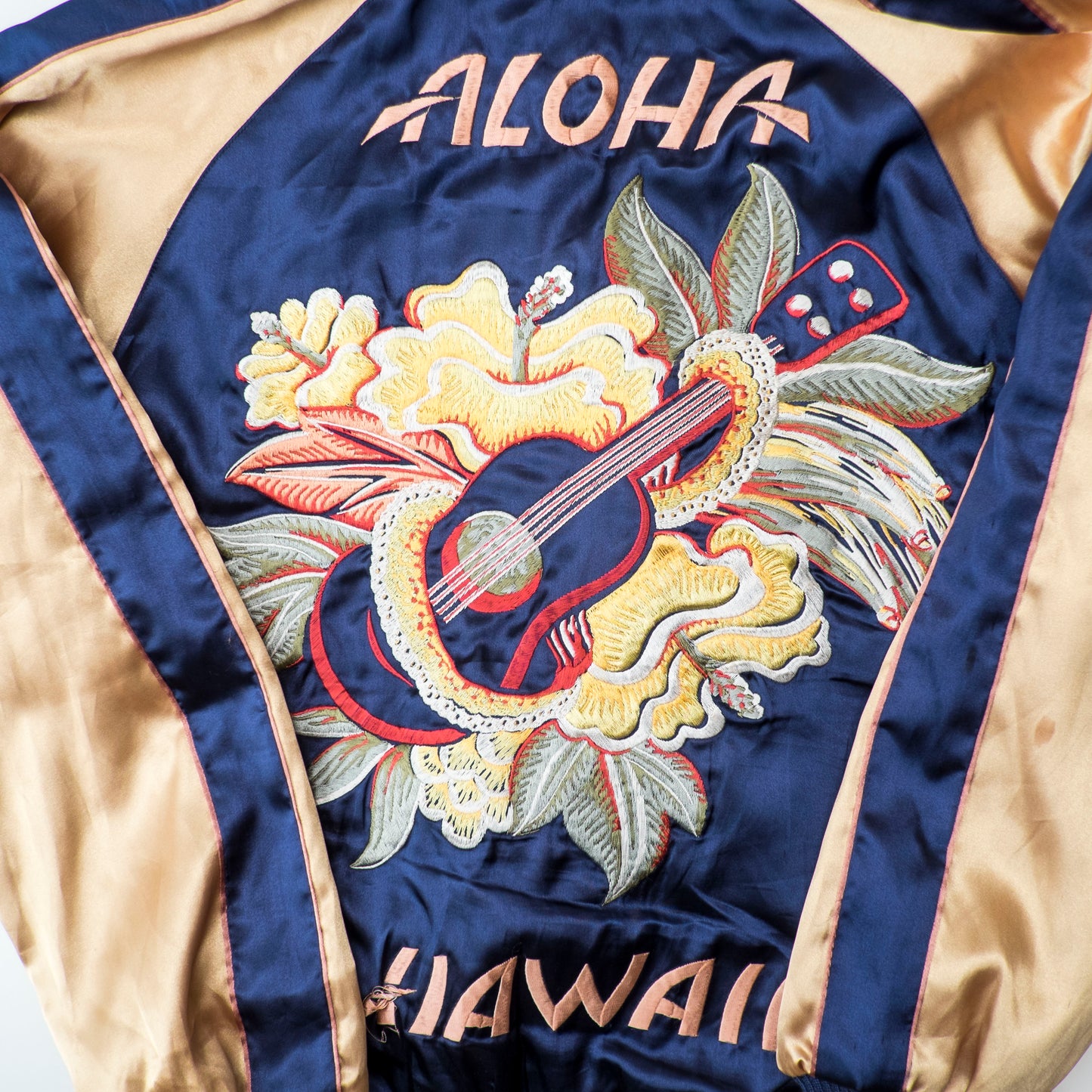 Vintage Tailor Toyo Aloha Hawaii Ukulele Dragon Reversible Sukajan Jacket