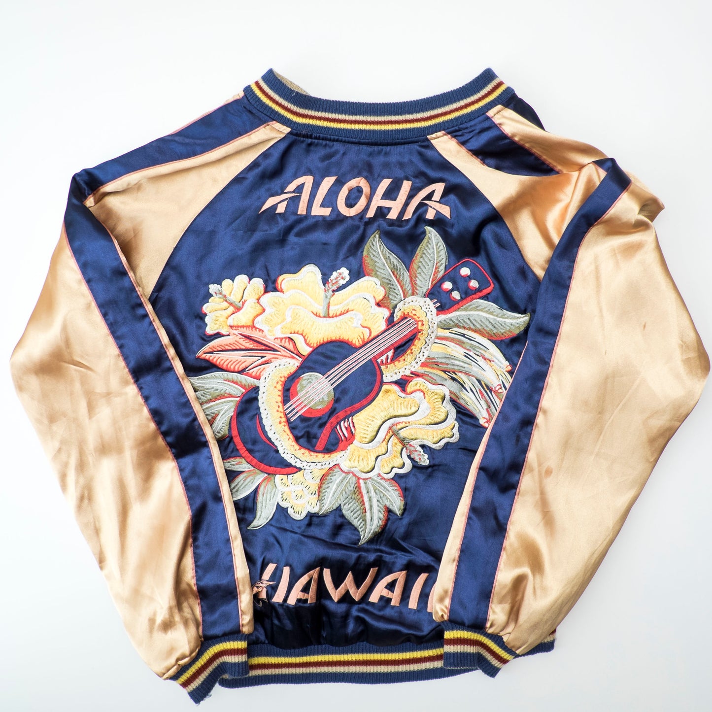 Vintage Tailor Toyo Aloha Hawaii Ukulele Dragon Reversible Sukajan Jacket