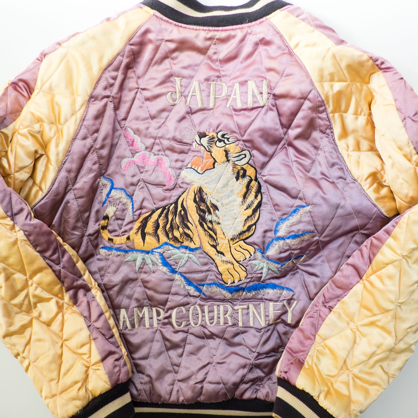 Vintage Tailor Toyo USMC 3rd Marine Division Camp Courtney Reversible Velveteen Sukajan Jacket