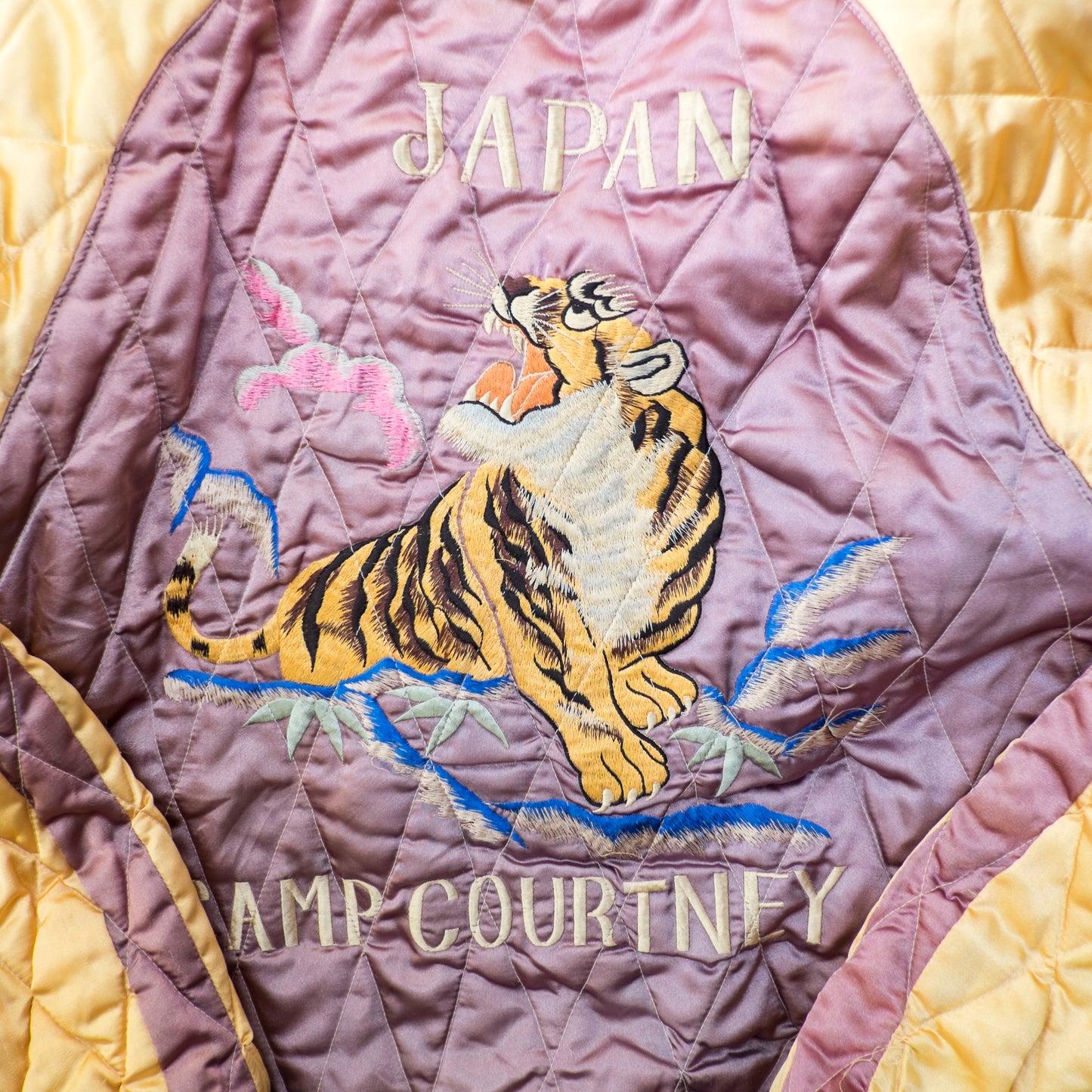 Vintage Tailor Toyo USMC 3rd Marine Division Camp Courtney Reversible Velveteen Sukajan Jacket