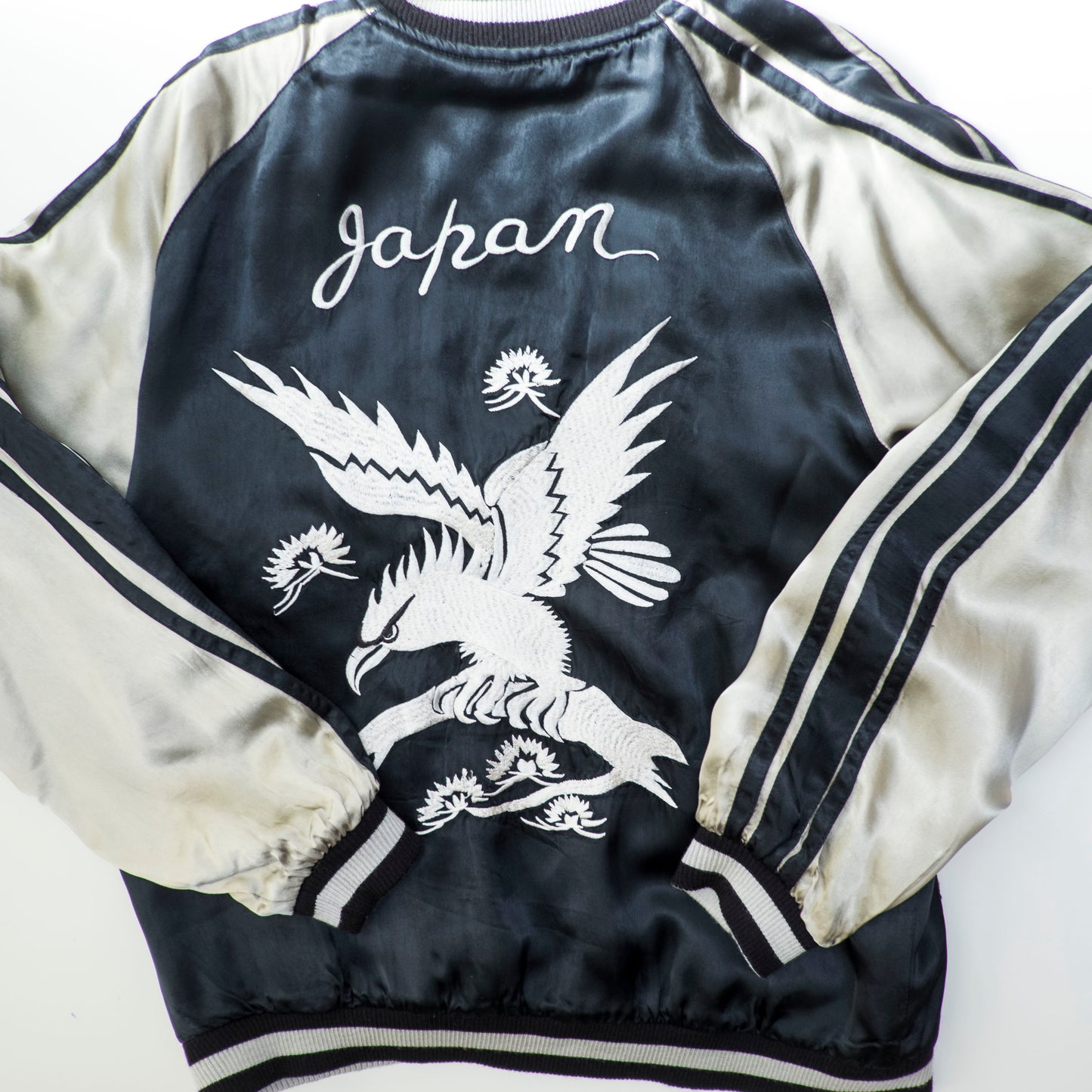 Vintage Back Street Crawler Reversible Sukajan Jacket Cobra Skull Eagle Roses Gothic Punk Japanese Souvenir Bomber