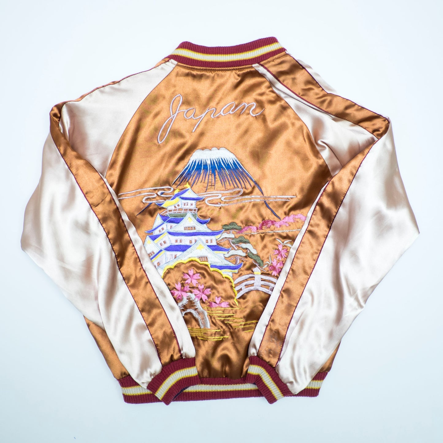 Rare Tailor Toyo TT11041 Reversible Sukajan Hannya Crane Turtle Mt Fuji Castle Dragon Eagle HiGH&LOW Jacket