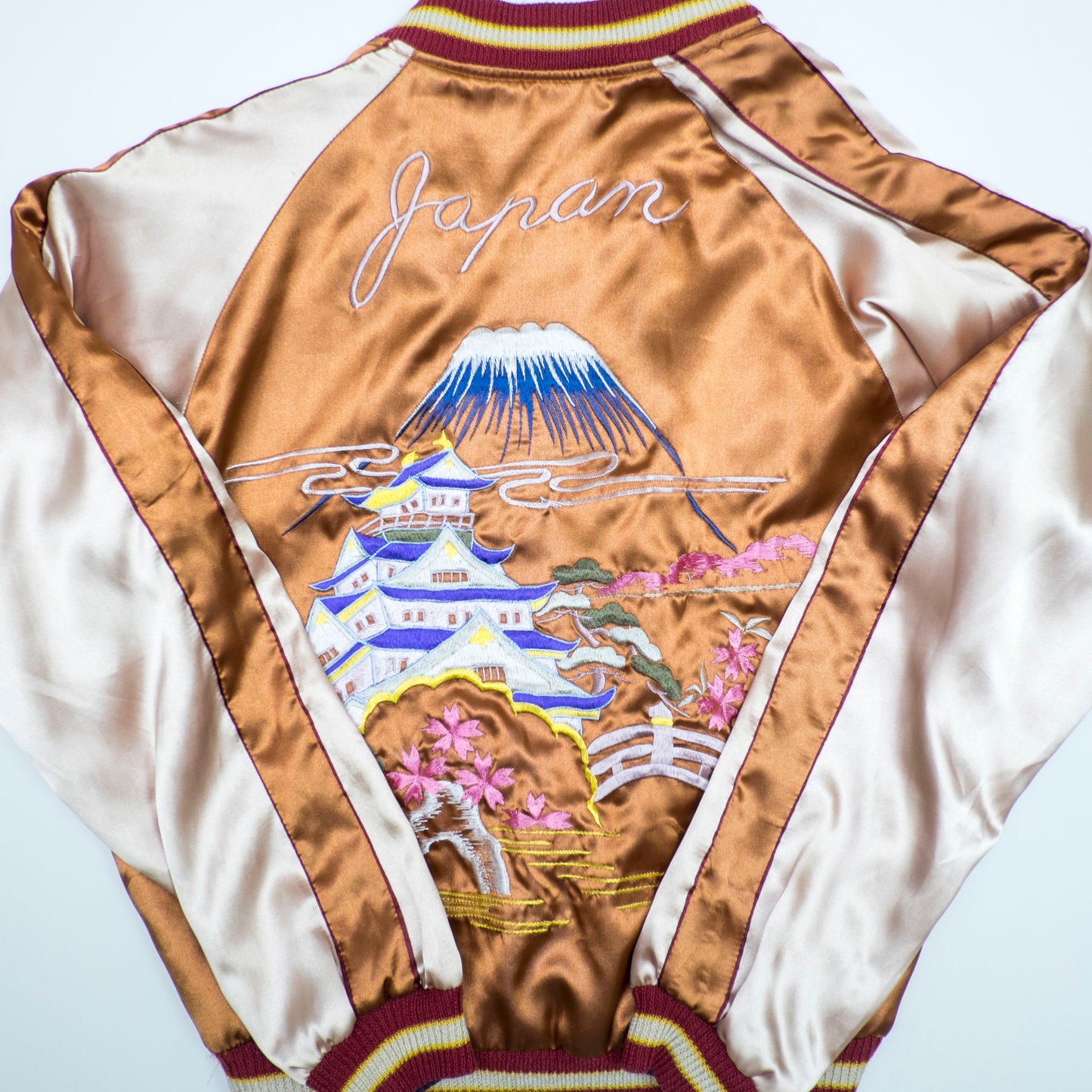 Rare Tailor Toyo TT11041 Reversible Sukajan Hannya Crane Turtle Mt Fuji Castle Dragon Eagle HiGH&LOW Jacket
