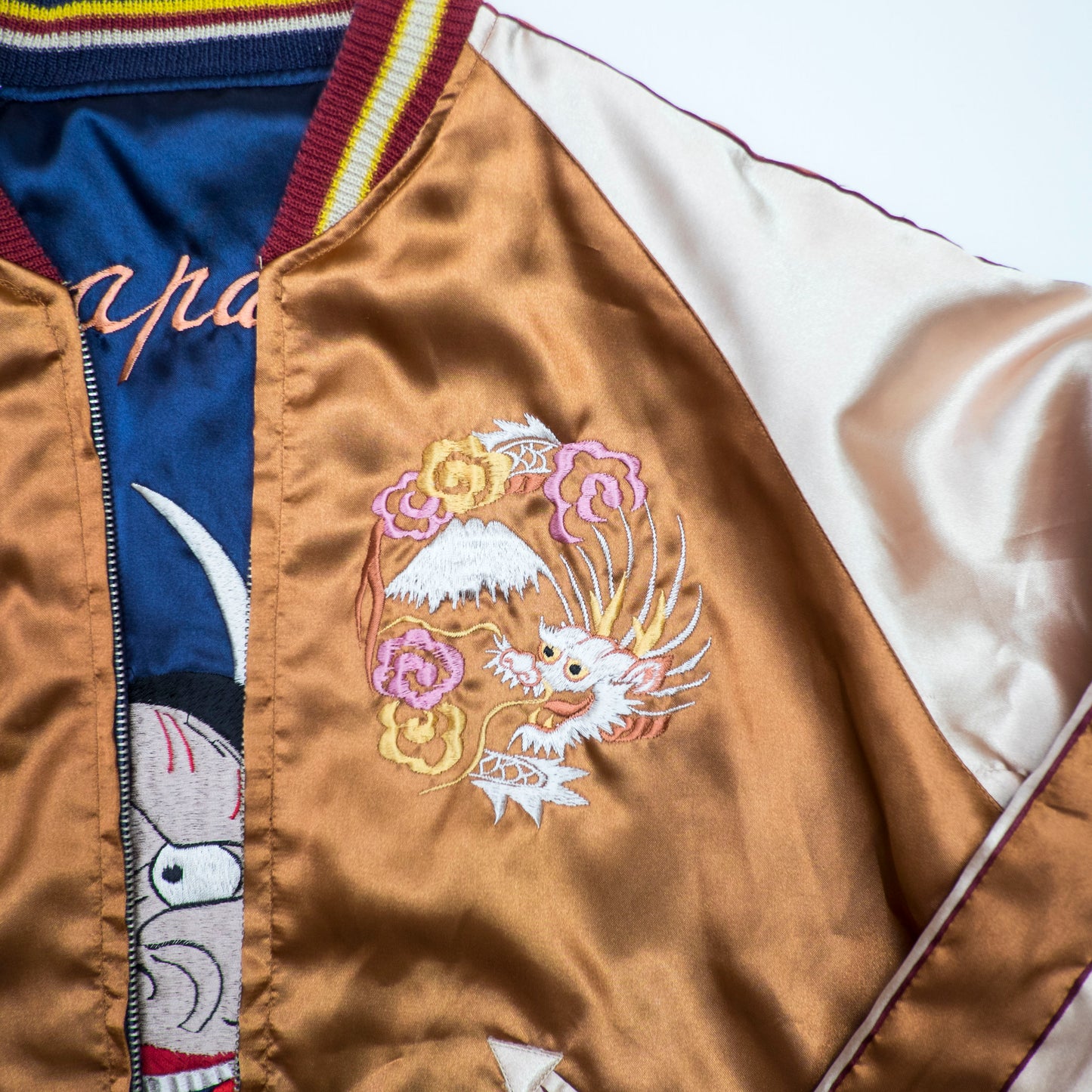 Rare Tailor Toyo TT11041 Reversible Sukajan Hannya Crane Turtle Mt Fuji Castle Dragon Eagle HiGH&LOW Jacket