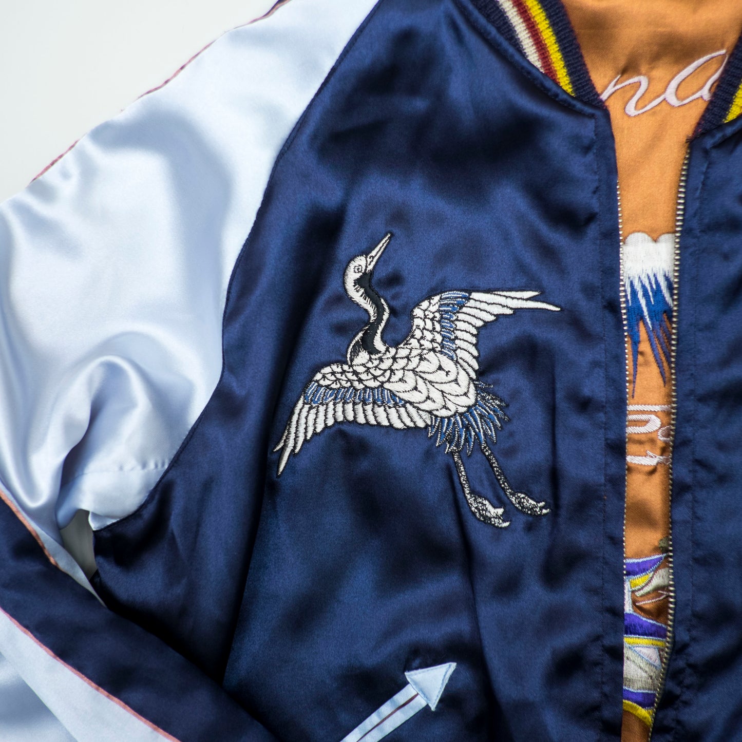 Rare Tailor Toyo TT11041 Reversible Sukajan Hannya Crane Turtle Mt Fuji Castle Dragon Eagle HiGH&LOW Jacket