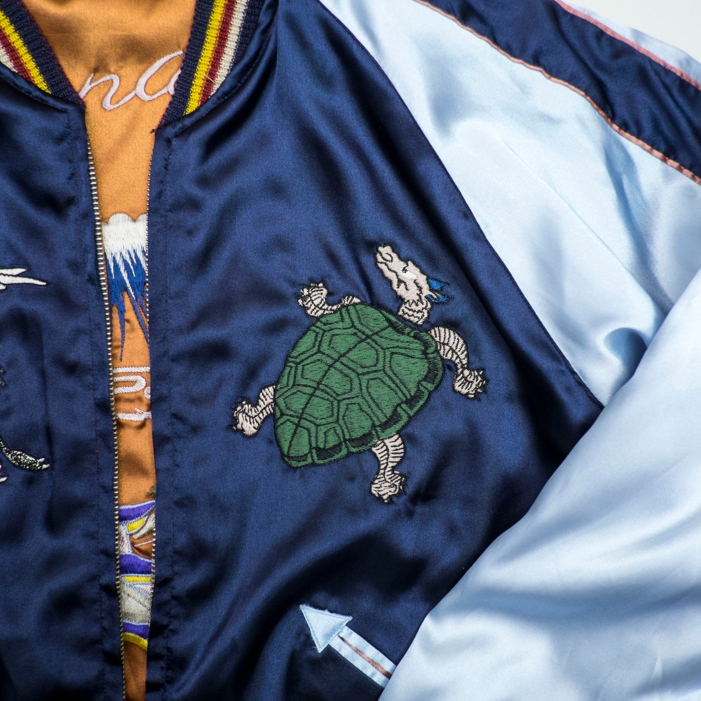 Rare Tailor Toyo TT11041 Reversible Sukajan Hannya Crane Turtle Mt Fuji Castle Dragon Eagle HiGH&LOW Jacket