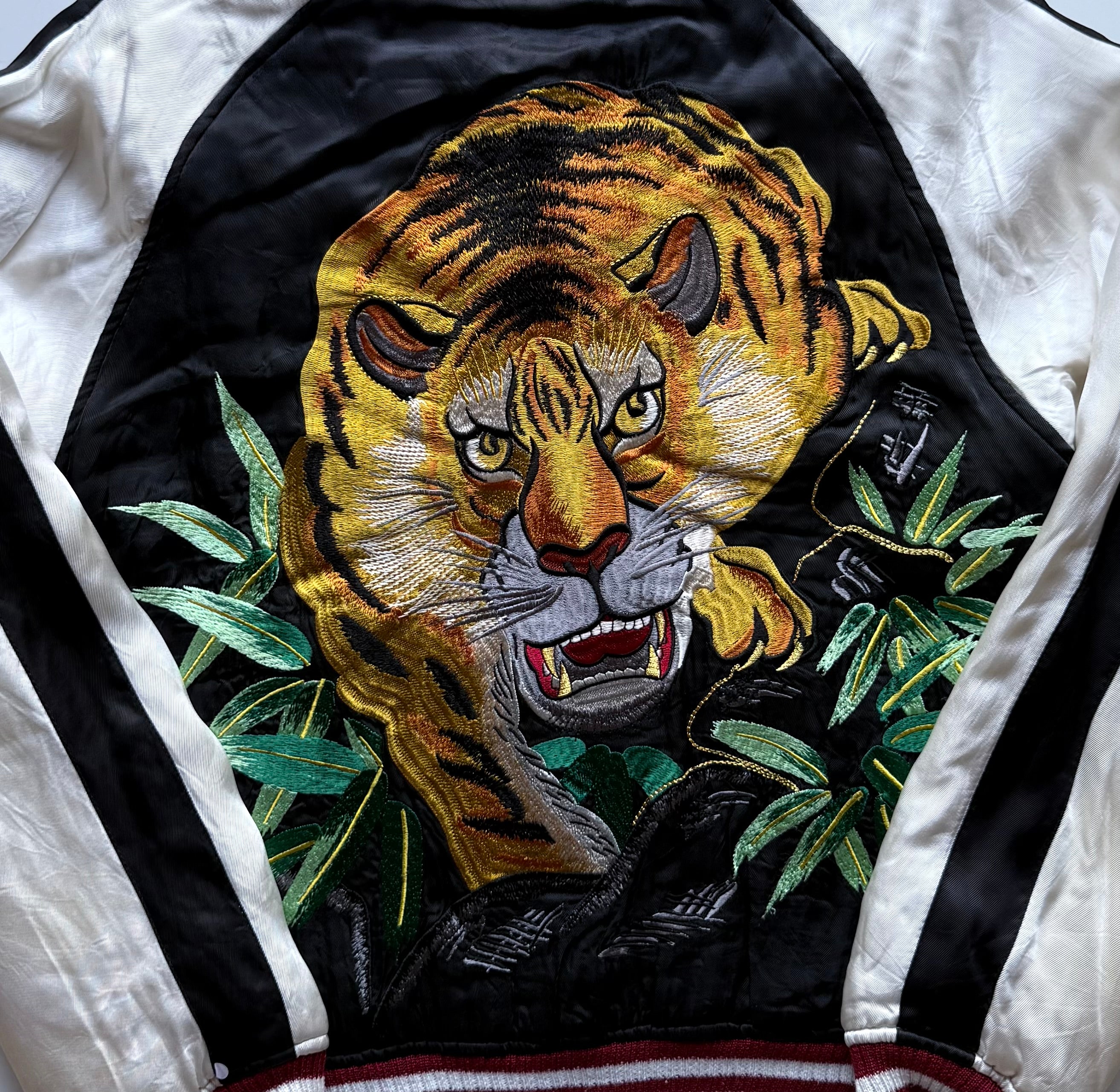 Vintage Hashimoto Shokai Tiger Dragon Sukajan Jacket – Japonista