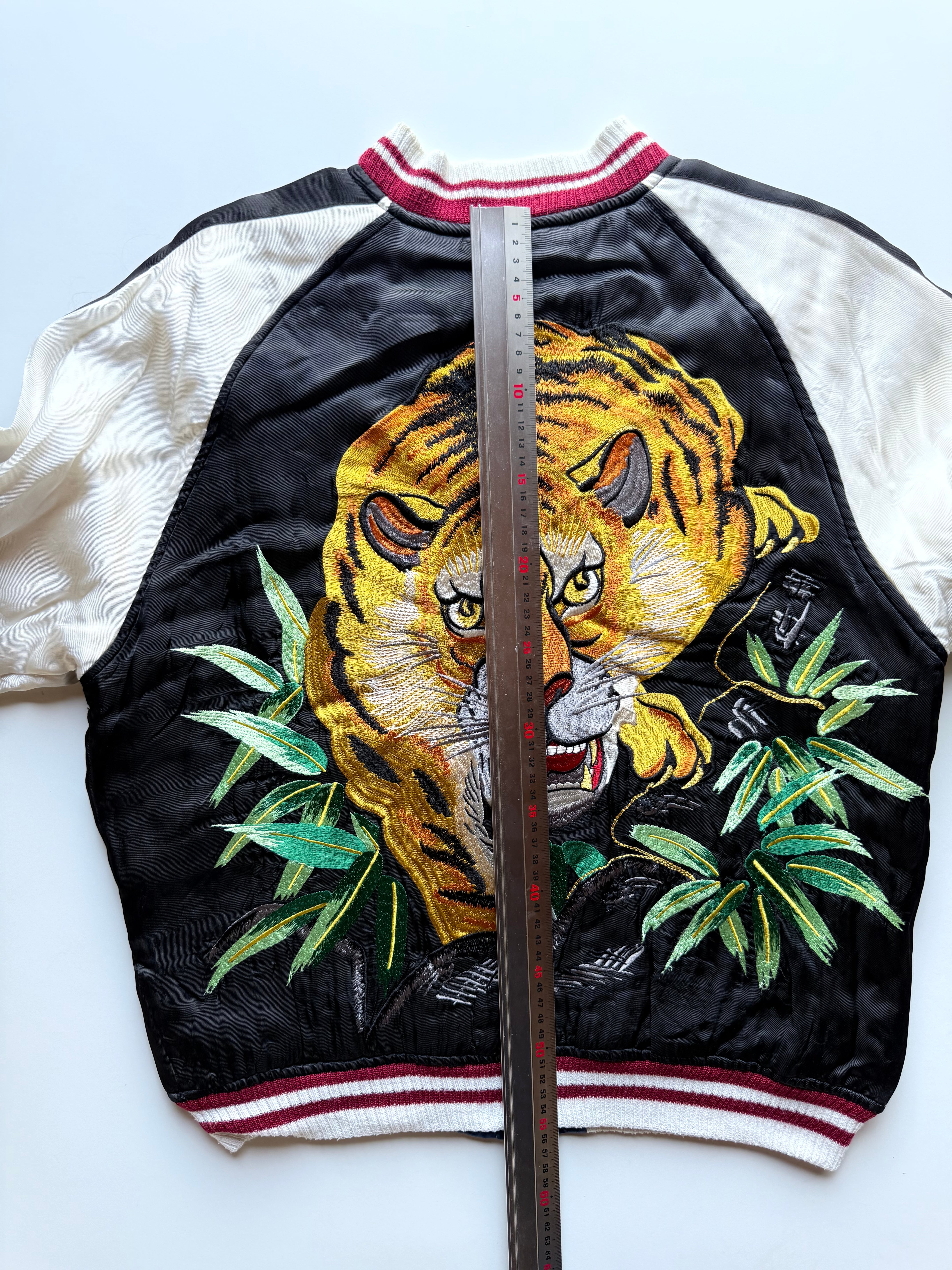 Vintage Hashimoto Shokai Tiger Dragon Sukajan Jacket – Japonista